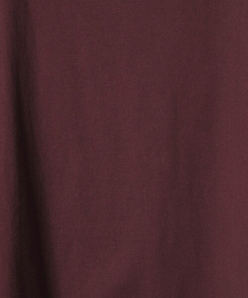 6(ロク)の「<6(ROKU)>コットン ドローストリング ショートスリーブ トップス(Tシャツ/カットソー・レディース・ワイン/ホワイト・FREE)」の14枚目の写真