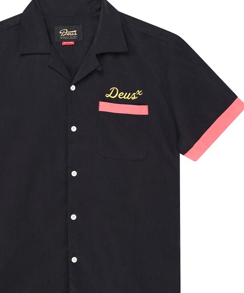 DEUS EX MACHINA(デウスエクスマキナ)の「HISSSTERICAL BOWLING SHIRT(シャツ/ブラウス・メンズ・ホワイト/ブラック・M/L)」の8枚目の写真
