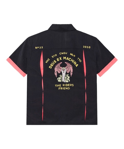 DEUS EX MACHINA(デウスエクスマキナ)の「HISSSTERICAL BOWLING SHIRT(シャツ/ブラウス・メンズ・ホワイト/ブラック・M/L)」の9枚目の写真