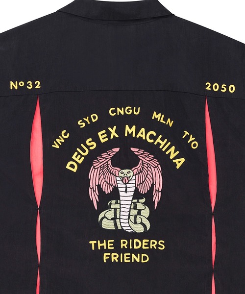 DEUS EX MACHINA(デウスエクスマキナ)の「HISSSTERICAL BOWLING SHIRT(シャツ/ブラウス・メンズ・ホワイト/ブラック・M/L)」の10枚目の写真