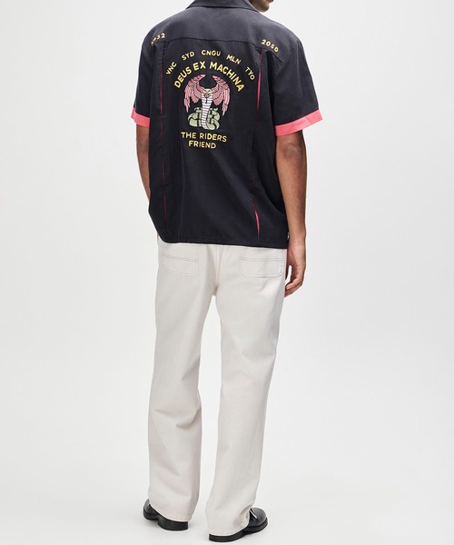 DEUS EX MACHINA(デウスエクスマキナ)の「HISSSTERICAL BOWLING SHIRT(シャツ/ブラウス・メンズ・ホワイト/ブラック・M/L)」の17枚目の写真