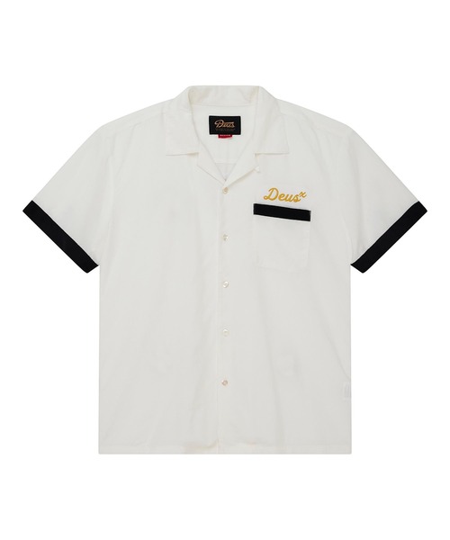 DEUS EX MACHINA(デウスエクスマキナ)の「HISSSTERICAL BOWLING SHIRT(シャツ/ブラウス・メンズ・ホワイト/ブラック・M/L)」の4枚目の写真