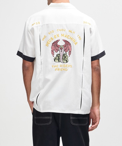 DEUS EX MACHINA(デウスエクスマキナ)の「HISSSTERICAL BOWLING SHIRT(シャツ/ブラウス・メンズ・ホワイト/ブラック・M/L)」の11枚目の写真
