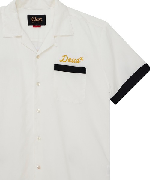 DEUS EX MACHINA(デウスエクスマキナ)の「HISSSTERICAL BOWLING SHIRT(シャツ/ブラウス・メンズ・ホワイト/ブラック・M/L)」の5枚目の写真