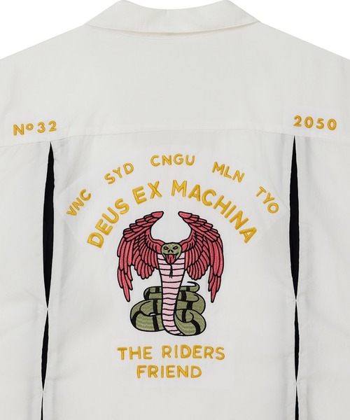 DEUS EX MACHINA(デウスエクスマキナ)の「HISSSTERICAL BOWLING SHIRT(シャツ/ブラウス・メンズ・ホワイト/ブラック・M/L)」の7枚目の写真
