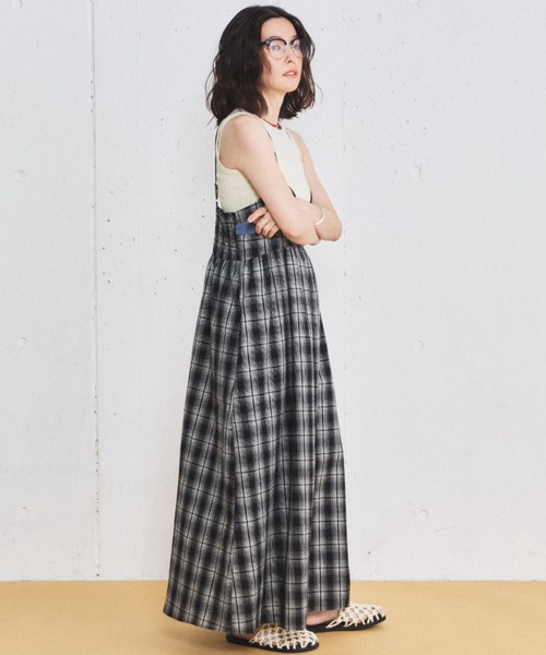 MIRROR STOKE（ミラーストーク）の「【ZOZO限定】BUSTIER CAMISOLE ONEPIECE/ビスチェキャミソールワンピース（ワンピース・レディース・ブラック/オフホワイト・MEDIUM）」の9枚目の写真