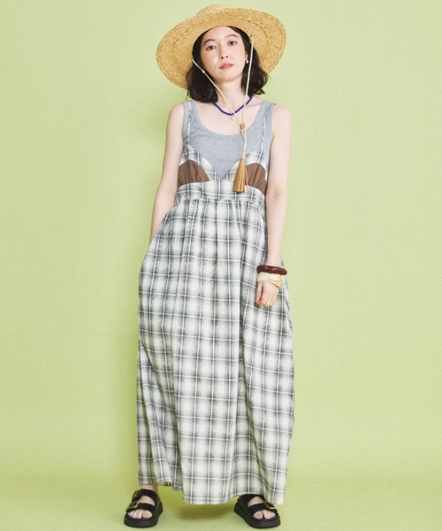 MIRROR STOKE（ミラーストーク）の「【ZOZO限定】BUSTIER CAMISOLE ONEPIECE/ビスチェキャミソールワンピース（ワンピース・レディース・ブラック/オフホワイト・MEDIUM）」の19枚目の写真