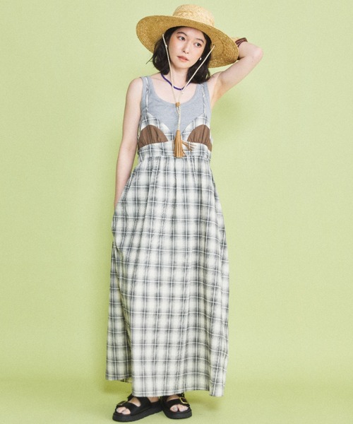 MIRROR STOKE(ミラーストーク)の「【ZOZO限定】BUSTIER CAMISOLE ONEPIECE/ビスチェキャミソールワンピース(ワンピース・レディース・ブラック/オフホワイト・MEDIUM)」の22枚目の写真