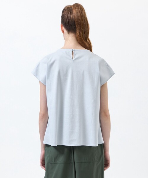 MACKINTOSH PHILOSOPHY(マッキントッシュ フィロソフィー)の「フロントタックフレアカットソー(Tシャツ/カットソー・レディース・ブルー/オフホワイト/ブラック/チャコールグレー・38)」の11枚目の写真
