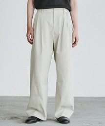 WYM LIDNM(�E�B�� �o�C ���h��)��HIGH COUNT COTTON CURVED SLACKS(�X���b�N�X)