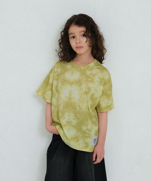 LEPSIM(レプシィム)の「【KIDS】タイダイプリントTSS 675031(Tシャツ/カットソー・キッズ・イエロー/チャコールグレー・120/140/130)」の13枚目の写真