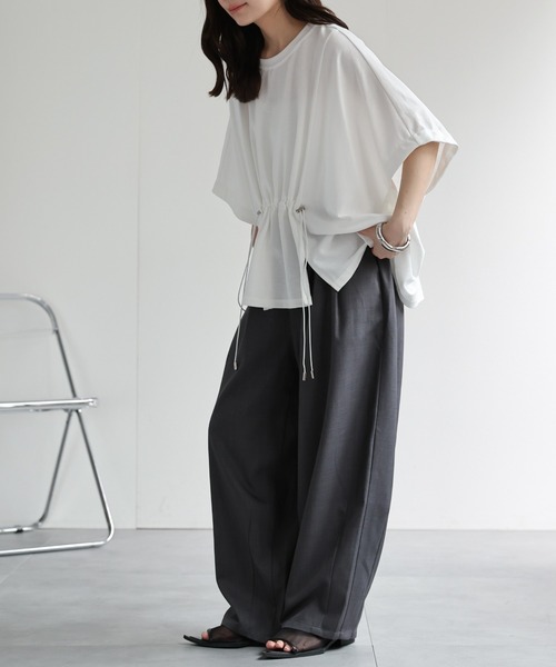 model：156cm　着用サイズ：FREE