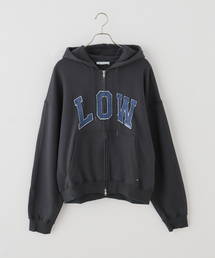 【WEB＋一部店舗限定】LOW CLASSIC Lc LOW SOFT SWEAT ZIP-UP HOODIE