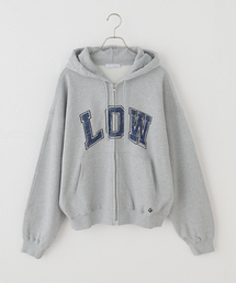 LOW CLASSIC（ロウ　クラシック）の「【WEB＋一部店舗限定】LOW CLASSIC Lc LOW SOFT SWEAT ZIP-UP HOODIE（パーカー）」
