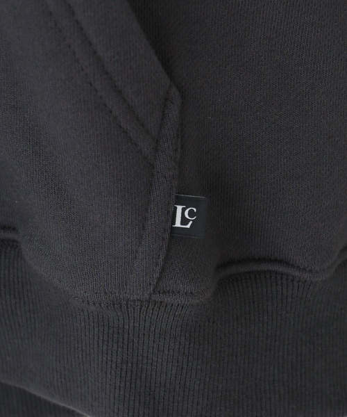 LOW CLASSIC(ロウ クラシック)の「【WEB+一部店舗限定】LOW CLASSIC Lc LOW SOFT SWEAT ZIP-UP HOODIE(パーカー・レディース・ブラック系その他/チャコールグレー・MEDIUM)」の6枚目の写真