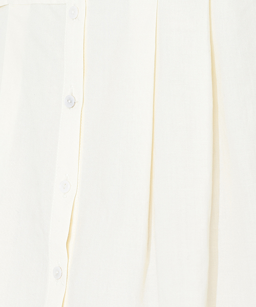 CAROLINA GLASER(カロリナ グレイサー)の「CAROLINA GLASER / フリルブラウス(シャツ/ブラウス・レディース・ブラック/クリーム・ONE SIZE)」の5枚目の写真