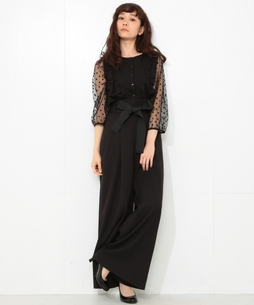 CAROLINA GLASER(カロリナ グレイサー)の「CAROLINA GLASER / フリルブラウス(シャツ/ブラウス・レディース・ブラック/クリーム・ONE SIZE)」の18枚目の写真