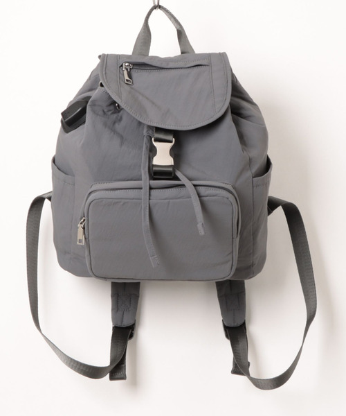 cache cache(カシュ カシュ)の「カシュカシュ cachecache / USBポート付フラップリュック(バックパック/リュック・レディース・ブラック/グレー・FREE)」の22枚目の写真