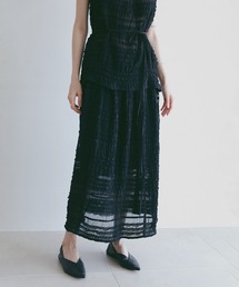 MANOF FRILL 2WAY TIGHT SKIRT ブラック FRILL 2WAY TIGHT SKIRT（スカート）｜MANOF（マノフ）のファッション
