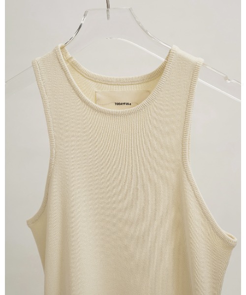 TODAYFUL(トゥデイフル)の「Pencil Knit Dress(ワンピース・レディース・ブラック/キナリ・38inch/36inch)」の11枚目の写真