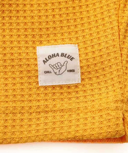 ALOHA BLUE（アロハブルー）の「ALOHA BLUE / アロハブルー 限定サーマルショーツ ハーフパンツ 秋 秋服 2026年秋冬（スウェットパンツ・メンズ・オレンジ/ラベンダー・M/S/L/XL）」の7枚目の写真
