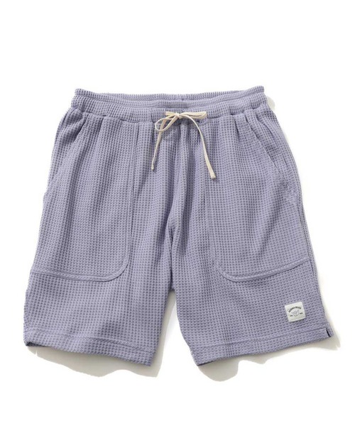 ALOHA BLUE（アロハブルー）の「ALOHA BLUE / アロハブルー 限定サーマルショーツ ハーフパンツ 秋 秋服 2026年秋冬（スウェットパンツ・メンズ・オレンジ/ラベンダー・M/S/L/XL）」の9枚目の写真