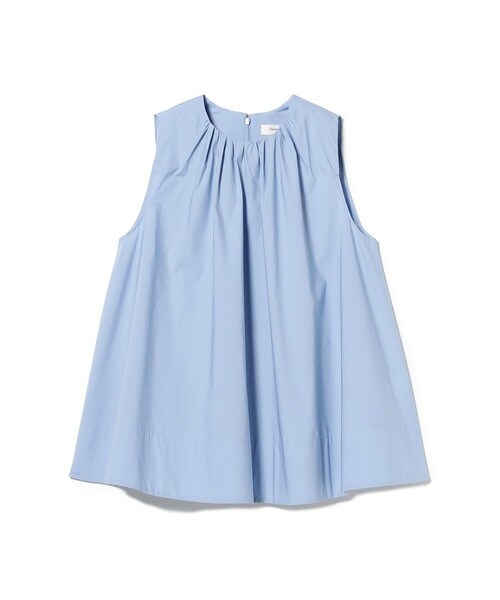 Demi-Luxe BEAMS(デミルクス ビームス)の「【8/6値下げ】ワイド ヘム ギャザー ノースリーブ ブラウス(シャツ/ブラウス・レディース・サックスブルー/ホワイト/ブラウン系その他2・ONE SIZE)」の16枚目の写真