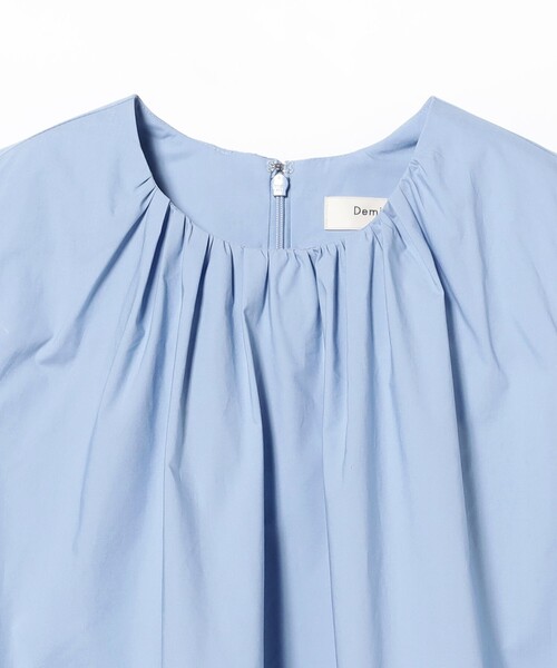 Demi-Luxe BEAMS(デミルクス ビームス)の「【8/6値下げ】ワイド ヘム ギャザー ノースリーブ ブラウス(シャツ/ブラウス・レディース・サックスブルー/ホワイト/ブラウン系その他2・ONE SIZE)」の17枚目の写真