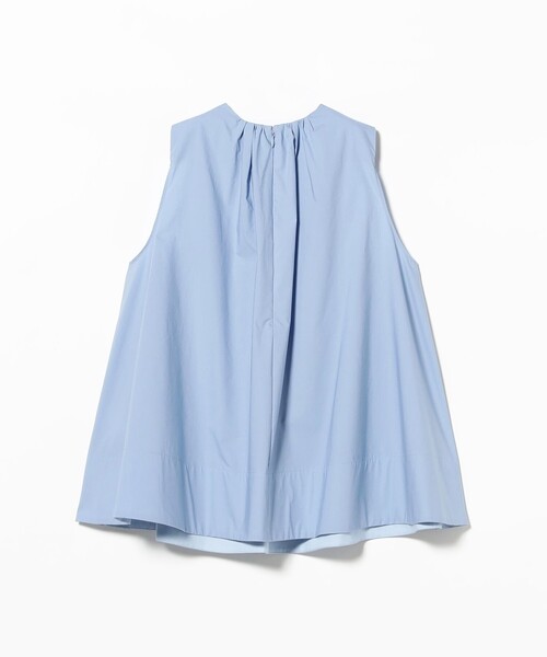 Demi-Luxe BEAMS(デミルクス ビームス)の「【8/6値下げ】ワイド ヘム ギャザー ノースリーブ ブラウス(シャツ/ブラウス・レディース・サックスブルー/ホワイト/ブラウン系その他2・ONE SIZE)」の18枚目の写真
