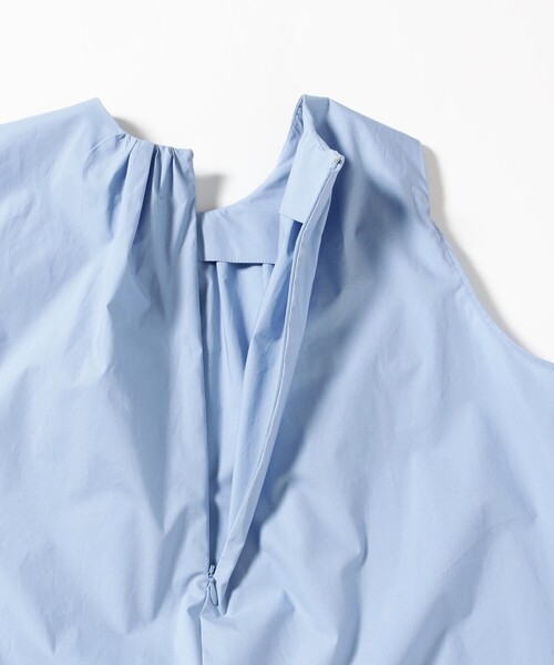 Demi-Luxe BEAMS(デミルクス ビームス)の「【8/6値下げ】ワイド ヘム ギャザー ノースリーブ ブラウス(シャツ/ブラウス・レディース・サックスブルー/ホワイト/ブラウン系その他2・ONE SIZE)」の19枚目の写真