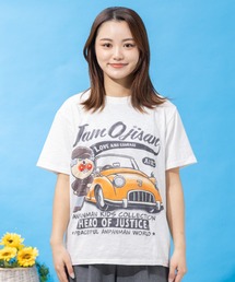 ジャムおじさんクラシックカー柄Tシャツ 大人