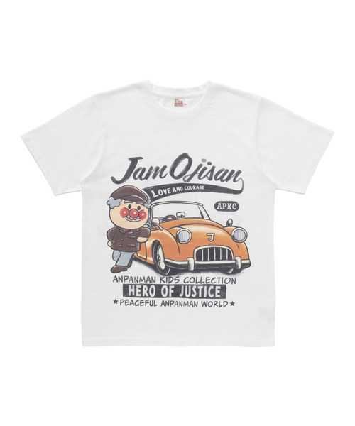 ANPANMAN KIDS COLLECTION(アンパンマンキッズコレクション)の「ジャムおじさんクラシックカー柄Tシャツ 大人(Tシャツ/カットソー・レディース・オフホワイト・LL/S/M/L)」の4枚目の写真