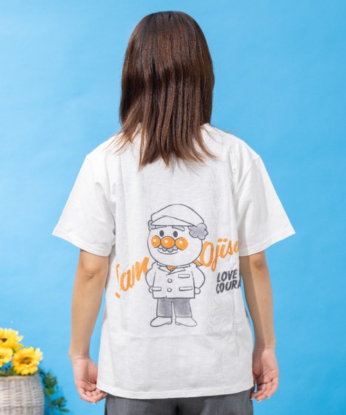 ANPANMAN KIDS COLLECTION(アンパンマンキッズコレクション)の「ジャムおじさんクラシックカー柄Tシャツ 大人(Tシャツ/カットソー・レディース・オフホワイト・LL/S/M/L)」の3枚目の写真