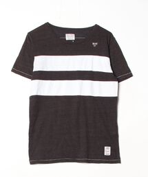 MAGIC NUMBER（マジック ナンバー）の「ボーダー柄半袖Tシャツ（Tシャツ/カットソー）」