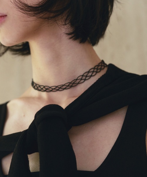 SOEMIN（ソミン）の「Tattoo-style choker／タトゥーチョーカー（チョーカー・レディース・ブラック・FREE）」の10枚目の写真