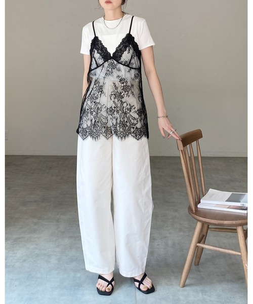 She's Closet(シーズクローゼット)の「接触冷感 クールタッチ UVカット 抗菌防臭 無地 コンパクト クルーネック 半袖Tシャツ(Tシャツ/カットソー・レディース・ホワイト/ブラウン系その他/ブラック・FREE)」の17枚目の写真