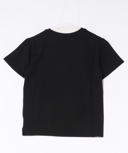 She's Closet(シーズクローゼット)の「接触冷感 クールタッチ UVカット 抗菌防臭 無地 コンパクト クルーネック 半袖Tシャツ(Tシャツ/カットソー・レディース・ホワイト/ブラウン系その他/ブラック・FREE)」の4枚目の写真