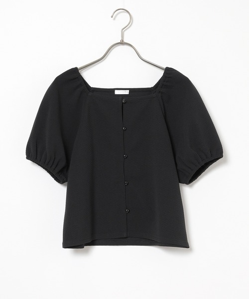 Honeys(ハニーズ)の「ボリューム袖トップス(Tシャツ/カットソー・レディース・オレンジ/ブラック/アイボリー/サックスブルー・L/M/S)」の15枚目の写真
