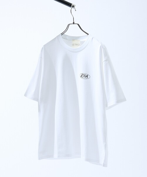 ABAHOUSE(アバハウス)の「COFFEE CLUB バックプリントTシャツ / オーバーサイズ/ LE TRIO ABAHOUSE(Tシャツ/カットソー・メンズ・ベージュ/ホワイト/ブラック・46/48)」の1枚目の写真