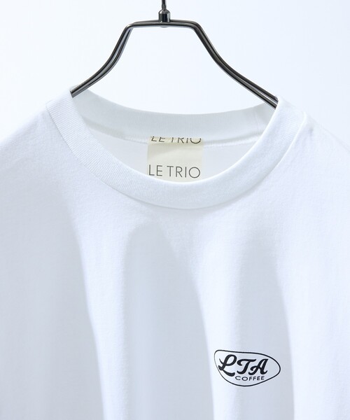 ABAHOUSE(アバハウス)の「COFFEE CLUB バックプリントTシャツ / オーバーサイズ/ LE TRIO ABAHOUSE(Tシャツ/カットソー・メンズ・ベージュ/ホワイト/ブラック・46/48)」の7枚目の写真