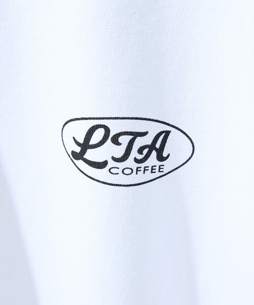 ABAHOUSE(アバハウス)の「COFFEE CLUB バックプリントTシャツ / オーバーサイズ/ LE TRIO ABAHOUSE(Tシャツ/カットソー・メンズ・ベージュ/ホワイト/ブラック・46/48)」の10枚目の写真