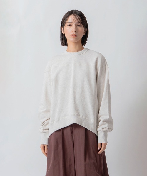 Kelen(ケレン)の「「KELEN / ケレン」セントラル裏毛パネルデザインプルオーバー(Tシャツ/カットソー・レディース・オートミール/ライトパープル/チャコールグレー・S/M)」の3枚目の写真