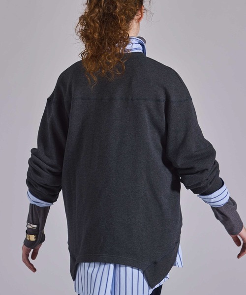 Kelen(ケレン)の「「KELEN / ケレン」セントラル裏毛パネルデザインプルオーバー(Tシャツ/カットソー・レディース・オートミール/ライトパープル/チャコールグレー・S/M)」の8枚目の写真