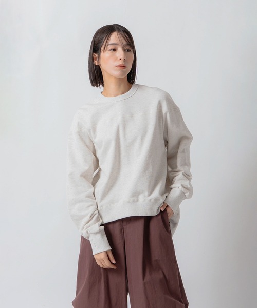 Kelen(ケレン)の「「KELEN / ケレン」セントラル裏毛パネルデザインプルオーバー(Tシャツ/カットソー・レディース・オートミール/ライトパープル/チャコールグレー・S/M)」の11枚目の写真