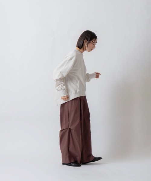 Kelen(ケレン)の「「KELEN / ケレン」セントラル裏毛パネルデザインプルオーバー(Tシャツ/カットソー・レディース・オートミール/ライトパープル/チャコールグレー・S/M)」の12枚目の写真