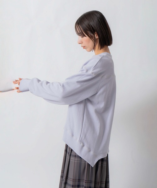 Kelen(ケレン)の「「KELEN / ケレン」セントラル裏毛パネルデザインプルオーバー(Tシャツ/カットソー・レディース・オートミール/ライトパープル/チャコールグレー・S/M)」の22枚目の写真