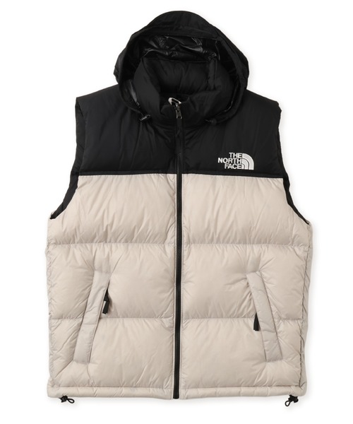 THE NORTH FACE(ザノースフェイス)の「THE NORTH FACE NUPTSE VEST / ザ・ノース・フェイス ヌプシ ベスト(ダウンベスト・メンズ・ベージュ/アイボリー/ブラック・S/M/L/XL/XXL)」の7枚目の写真
