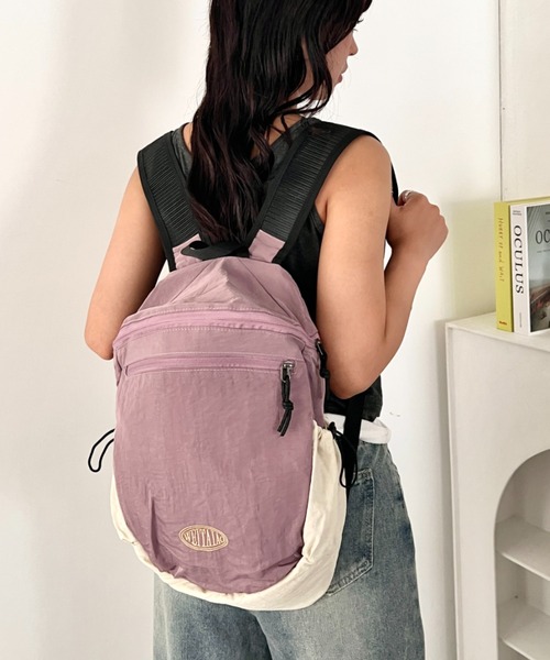 wears(ウェアーズ)の「軽量アウトドアライクバックパック(バックパック/リュック・レディース・ホワイト/ブルー/イエロー/ピンク/パープル・FREE)」の1枚目の写真
