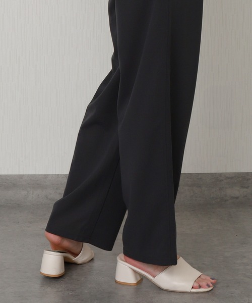 libelle more（リベル モア）の「カットジョーゼットツータックバレルレッグカーブパンツ（その他パンツ・レディース・チャコール/モカ/ブラック・M）」の21枚目の写真