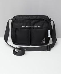 フロント2ポケット 横型 ミニショルダーバッグ A5収納対応